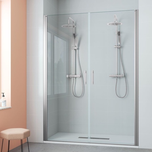 [BECRISA MAMPARAS] MAMPARA DENIA 77.5FIX. DRET+21PORT